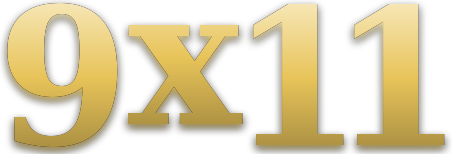 9x11 logo
